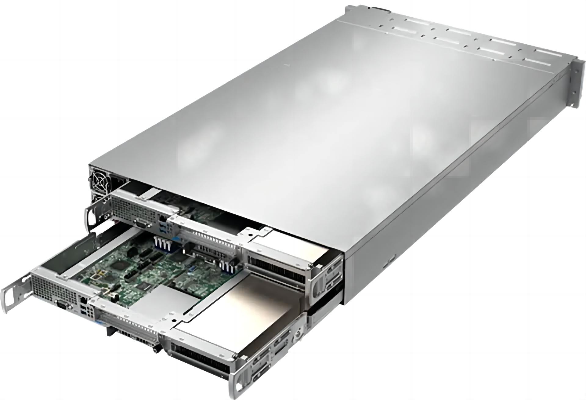 2U 2 节点多 GPU  INTEL 服务器平台